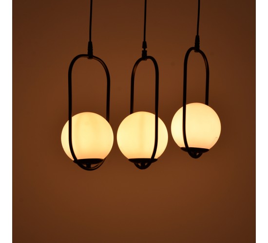 Φωτιστικό οροφής τρίφωτο Lavol Ε27 μέταλλο μαύρο 30x3x70εκ Υλικό: METAL 193-000126