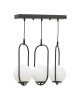 Φωτιστικό οροφής τρίφωτο Lavol Ε27 μέταλλο μαύρο 30x3x70εκ Υλικό: METAL 193-000126