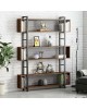 Βιβλιοθήκη Fifer καρυδί-μαύρο 120x27x185εκ Υλικό: 18 MM PARTICLE BOARD SHELVES - 40x20 MM SKELETON - DECORATIVE WIRE BACKBOARD 197-000059 Βιβλιοθήκη Fifer καρυδί-μαύρο 120x27x185εκ Υλικό: 18 MM PARTICLE BOARD SHELVES - 40x20 MM SKELETON - DECORATIVE WIRE BACKBOARD 197-000059