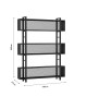 Βιβλιοθήκη Fifer καρυδί-μαύρο 120x27x185εκ Υλικό: 18 MM PARTICLE BOARD SHELVES - 40x20 MM SKELETON - DECORATIVE WIRE BACKBOARD 197-000059 Βιβλιοθήκη Fifer καρυδί-μαύρο 120x27x185εκ Υλικό: 18 MM PARTICLE BOARD SHELVES - 40x20 MM SKELETON - DECORATIVE WIRE BACKBOARD 197-000059