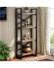 Βιβλιοθήκη Crimson καρυδί-μαύρο 50x22x150εκ Υλικό: 18 MM PARTICLE BOARD - 40x20 MM SKELETON 197-000060 Βιβλιοθήκη Crimson καρυδί-μαύρο 50x22x150εκ Υλικό: 18 MM PARTICLE BOARD - 40x20 MM SKELETON 197-000060