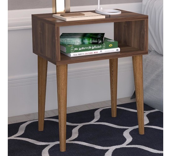 Κομοδίνο Hank καρυδί 45x30x60εκ Υλικό: PARTICLE BOARD 197-000126 Κομοδίνο Hank καρυδί 45x30x60εκ Υλικό: PARTICLE BOARD 197-000126