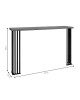 Κονσόλα Bruce καρυδί 100x18x88εκ Υλικό: 18 mm Particle Board. and Metal Legs 197-000148 Κονσόλα Bruce καρυδί 100x18x88εκ Υλικό: 18 mm Particle Board. and Metal Legs 197-000148