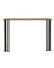 Κονσόλα Bruce καρυδί 100x18x88εκ Υλικό: 18 mm Particle Board. and Metal Legs 197-000148 Κονσόλα Bruce καρυδί 100x18x88εκ Υλικό: 18 mm Particle Board. and Metal Legs 197-000148