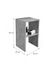 Βοηθητικό τραπέζι Leofric μελαμίνης oak 30x30x60εκ Υλικό: particle board 197-000158 Βοηθητικό τραπέζι Leofric μελαμίνης oak 30x30x60εκ Υλικό: particle board 197-000158