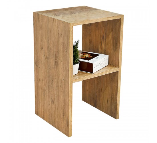 Βοηθητικό τραπέζι Leofric μελαμίνης oak 30x30x60εκ Υλικό: particle board 197-000158 Βοηθητικό τραπέζι Leofric μελαμίνης oak 30x30x60εκ Υλικό: particle board 197-000158