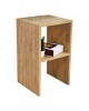Βοηθητικό τραπέζι Leofric μελαμίνης oak 30x30x60εκ Υλικό: particle board 197-000158 Βοηθητικό τραπέζι Leofric μελαμίνης oak 30x30x60εκ Υλικό: particle board 197-000158