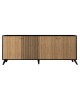 Μπουφές Flipter μελαμίνης oak-μαύρο 180x40x78,6εκ Υλικό: CHIPBOARD MELAMINE - PP LEGS 197-000176 Μπουφές Flipter μελαμίνης oak-μαύρο 180x40x78,6εκ Υλικό: CHIPBOARD MELAMINE - PP LEGS 197-000176