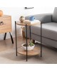 Βοηθητικό τραπέζι Tsouki oak-μαύρο Φ40x60εκ Υλικό: PARTICLE BOARD - METAL 197-000235 Βοηθητικό τραπέζι Tsouki oak-μαύρο Φ40x60εκ Υλικό: PARTICLE BOARD - METAL 197-000235