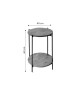 Βοηθητικό τραπέζι Tsouki oak-μαύρο Φ40x60εκ Υλικό: PARTICLE BOARD - METAL 197-000235 Βοηθητικό τραπέζι Tsouki oak-μαύρο Φ40x60εκ Υλικό: PARTICLE BOARD - METAL 197-000235