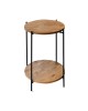 Βοηθητικό τραπέζι Tsouki oak-μαύρο Φ40x60εκ Υλικό: PARTICLE BOARD - METAL 197-000235 Βοηθητικό τραπέζι Tsouki oak-μαύρο Φ40x60εκ Υλικό: PARTICLE BOARD - METAL 197-000235