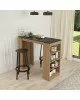 Τραπέζι μπαρ Birma σε oak απόχρωση με όψη μαρμάρου 120x51.5x102εκ Υλικό: MELAMINE 197-000276 Τραπέζι μπαρ Birma σε oak απόχρωση με όψη μαρμάρου 120x51.5x102εκ Υλικό: MELAMINE 197-000276
