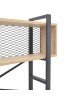 Βιβλιοθήκη Fifer σε oak-μαύρη απόχρωση 120x28x185εκ Υλικό: 18 MM PARTICLE BOARD SHELVES - 40x20 MM SKELETON - DECORATIVE WIRE BACKBOARD 197-000291 Βιβλιοθήκη Fifer σε oak-μαύρη απόχρωση 120x28x185εκ Υλικό: 18 MM PARTICLE BOARD SHELVES - 40x20 MM SKELETON - DECORATIVE WIRE BACKBOARD 197-000291