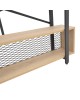 Βιβλιοθήκη Fifer σε oak-μαύρη απόχρωση 120x28x185εκ Υλικό: 18 MM PARTICLE BOARD SHELVES - 40x20 MM SKELETON - DECORATIVE WIRE BACKBOARD 197-000291 Βιβλιοθήκη Fifer σε oak-μαύρη απόχρωση 120x28x185εκ Υλικό: 18 MM PARTICLE BOARD SHELVES - 40x20 MM SKELETON - DECORATIVE WIRE BACKBOARD 197-000291
