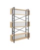 Βιβλιοθήκη Fifer σε oak-μαύρη απόχρωση 120x28x185εκ Υλικό: 18 MM PARTICLE BOARD SHELVES - 40x20 MM SKELETON - DECORATIVE WIRE BACKBOARD 197-000291 Βιβλιοθήκη Fifer σε oak-μαύρη απόχρωση 120x28x185εκ Υλικό: 18 MM PARTICLE BOARD SHELVES - 40x20 MM SKELETON - DECORATIVE WIRE BACKBOARD 197-000291