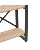 Βιβλιοθήκη Crimson σε oak-μαύρη απόχρωση 50x22x150εκ Υλικό: 18 MM PARTICLE BOARD - 40x20 MM SKELETON 197-000292 Βιβλιοθήκη Crimson σε oak-μαύρη απόχρωση 50x22x150εκ Υλικό: 18 MM PARTICLE BOARD - 40x20 MM SKELETON 197-000292