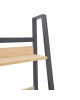 Βιβλιοθήκη Ryder σε oak-μαύρη απόχρωση 75x36x185εκ Υλικό: CHIPBOARD - 40x20 MM METAL SKELETON 197-000293 Βιβλιοθήκη Ryder σε oak-μαύρη απόχρωση 75x36x185εκ Υλικό: CHIPBOARD - 40x20 MM METAL SKELETON 197-000293