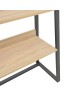 Βιβλιοθήκη Ryder σε oak-μαύρη απόχρωση 75x36x185εκ Υλικό: CHIPBOARD - 40x20 MM METAL SKELETON 197-000293 Βιβλιοθήκη Ryder σε oak-μαύρη απόχρωση 75x36x185εκ Υλικό: CHIPBOARD - 40x20 MM METAL SKELETON 197-000293