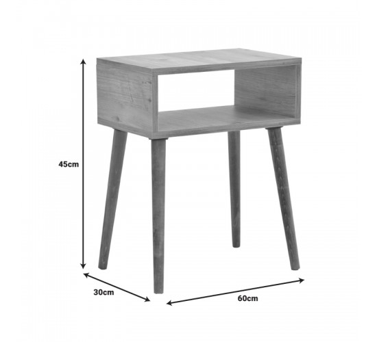 Κομοδίνο Hank σε φυσική απόχρωση 45x30x60εκ Υλικό: PARTICLE BOARD 197-000307 Κομοδίνο Hank σε φυσική απόχρωση 45x30x60εκ Υλικό: PARTICLE BOARD 197-000307