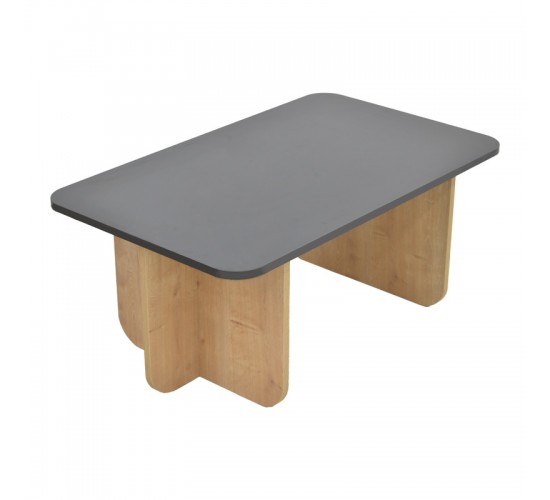 Τραπέζι Beca σε oak-μαύρο απόχρωση 100x60x42εκ Υλικό: PARTICLEBOARD 197-000311 Τραπέζι Beca σε oak-μαύρο απόχρωση 100x60x42εκ Υλικό: PARTICLEBOARD 197-000311