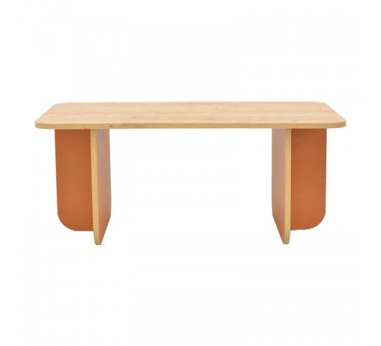 Τραπέζι Bοca σε oak-κεραμιδί απόχρωση 100x60x42εκ Υλικό: PARTICLEBOARD 197-000312 Τραπέζι Bοca σε oak-κεραμιδί απόχρωση 100x60x42εκ Υλικό: PARTICLEBOARD 197-000312