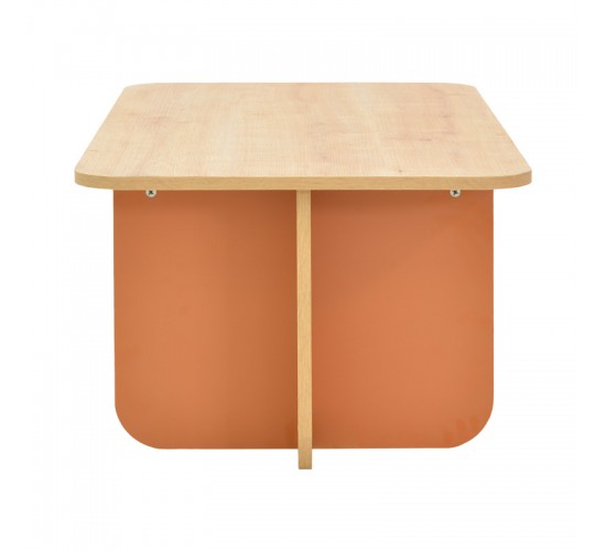 Τραπέζι Bοca σε oak-κεραμιδί απόχρωση 100x60x42εκ Υλικό: PARTICLEBOARD 197-000312 Τραπέζι Bοca σε oak-κεραμιδί απόχρωση 100x60x42εκ Υλικό: PARTICLEBOARD 197-000312