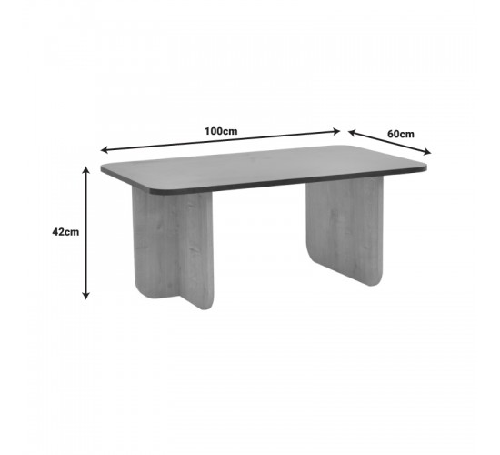 Τραπέζι Bοca σε oak-κεραμιδί απόχρωση 100x60x42εκ Υλικό: PARTICLEBOARD 197-000312 Τραπέζι Bοca σε oak-κεραμιδί απόχρωση 100x60x42εκ Υλικό: PARTICLEBOARD 197-000312