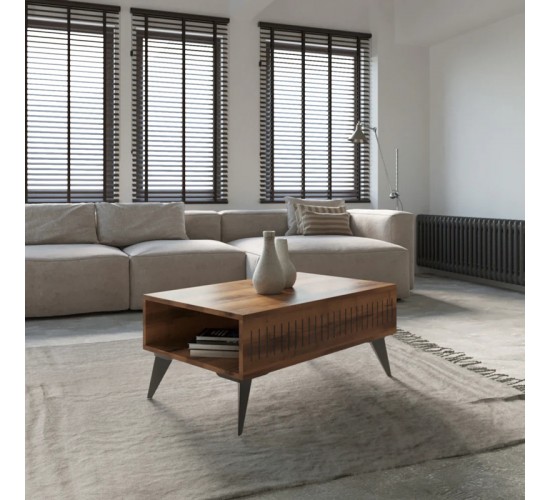 Τραπέζι Marla σε καρυδί απόχρωση 90x56x40εκ Υλικό: PARTICLEBOARD 197-000314 Τραπέζι Marla σε καρυδί απόχρωση 90x56x40εκ Υλικό: PARTICLEBOARD 197-000314