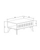 Τραπέζι Marla σε καρυδί απόχρωση 90x56x40εκ Υλικό: PARTICLEBOARD 197-000314 Τραπέζι Marla σε καρυδί απόχρωση 90x56x40εκ Υλικό: PARTICLEBOARD 197-000314