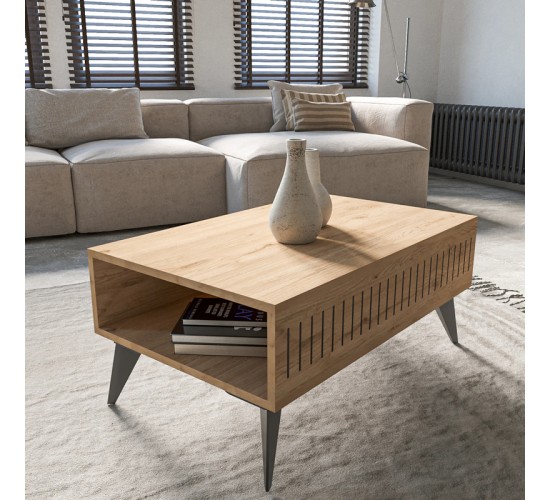 Τραπέζι Marla σε oak απόχρωση 90x56x40εκ Υλικό: PARTICLEBOARD 197-000315 Τραπέζι Marla σε oak απόχρωση 90x56x40εκ Υλικό: PARTICLEBOARD 197-000315