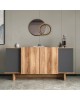 Μπουφές Aramos σε ανθρακί - oak απόχρωση 180x45x80εκ Υλικό: PARTICLEBOARD 197-000317 Μπουφές Aramos σε ανθρακί - oak απόχρωση 180x45x80εκ Υλικό: PARTICLEBOARD 197-000317