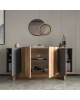 Μπουφές Aramos σε ανθρακί - oak απόχρωση 180x45x80εκ Υλικό: PARTICLEBOARD 197-000317 Μπουφές Aramos σε ανθρακί - oak απόχρωση 180x45x80εκ Υλικό: PARTICLEBOARD 197-000317