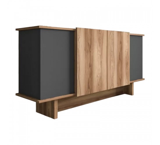 Μπουφές Aramos σε ανθρακί - oak απόχρωση 180x45x80εκ Υλικό: PARTICLEBOARD 197-000317 Μπουφές Aramos σε ανθρακί - oak απόχρωση 180x45x80εκ Υλικό: PARTICLEBOARD 197-000317