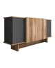 Μπουφές Aramos σε ανθρακί - oak απόχρωση 180x45x80εκ Υλικό: PARTICLEBOARD 197-000317 Μπουφές Aramos σε ανθρακί - oak απόχρωση 180x45x80εκ Υλικό: PARTICLEBOARD 197-000317