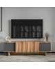 Έπιπλο τηλεόρασης Aramos σε ανθρακί-oak απόχρωση 180x33x50εκ Υλικό: PARTICLEBOARD 197-000318 Έπιπλο τηλεόρασης Aramos σε ανθρακί-oak απόχρωση 180x33x50εκ Υλικό: PARTICLEBOARD 197-000318