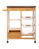 Τρόλεϊ-ραφιέρα 7όροφη Esla bamboo φυσικό-λευκό 73,5x37x86εκ Υλικό: MDF E1/STEEL/BAMBOO 199-000130 Τρόλεϊ-ραφιέρα 7όροφη Esla bamboo φυσικό-λευκό 73,5x37x86εκ Υλικό: MDF E1/STEEL/BAMBOO 199-000130