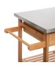 Τρόλεϊ-ραφιέρα 7όροφη Esla bamboo φυσικό-λευκό 73,5x37x86εκ Υλικό: MDF E1/STEEL/BAMBOO 199-000130 Τρόλεϊ-ραφιέρα 7όροφη Esla bamboo φυσικό-λευκό 73,5x37x86εκ Υλικό: MDF E1/STEEL/BAMBOO 199-000130