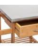 Τρόλεϊ-ραφιέρα 7όροφη Esla bamboo φυσικό-λευκό 73,5x37x86εκ Υλικό: MDF E1/STEEL/BAMBOO 199-000130 Τρόλεϊ-ραφιέρα 7όροφη Esla bamboo φυσικό-λευκό 73,5x37x86εκ Υλικό: MDF E1/STEEL/BAMBOO 199-000130