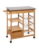 Τρόλεϊ-ραφιέρα 7όροφη Esla bamboo φυσικό-λευκό 73,5x37x86εκ Υλικό: MDF E1/STEEL/BAMBOO 199-000130 Τρόλεϊ-ραφιέρα 7όροφη Esla bamboo φυσικό-λευκό 73,5x37x86εκ Υλικό: MDF E1/STEEL/BAMBOO 199-000130