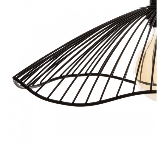 Φωτιστικό οροφής μονόφωτο Galt Ε27 μαύρο Φ34x15.5εκ Υλικό: METAL 199-000182