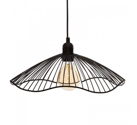 Φωτιστικό οροφής μονόφωτο Galt Ε27 μαύρο Φ34x15.5εκ Υλικό: METAL 199-000182