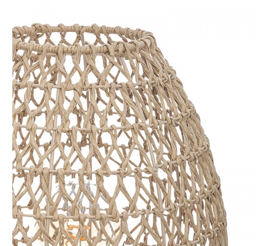 Επιτραπέζιο φωτιστικό Etel E27 φυσικό Φ30x35.5εκ Υλικό: PAPER - METAL  - BEECHWOOD 199-000186