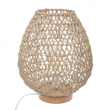 Επιτραπέζιο φωτιστικό Etel E27 φυσικό Φ30x35.5εκ Υλικό: PAPER - METAL  - BEECHWOOD 199-000186