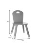 Παιδική καρέκλα Playful γκρι 32x31,5x50εκ Υλικό: MDF - PIN 199-000329 Παιδική καρέκλα Playful γκρι 32x31,5x50εκ Υλικό: MDF - PIN 199-000329