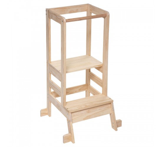 Παιδικός πύργος παρατήρησης Montessori φυσικό 51x51x90εκ Υλικό: PINE 199-000475 Παιδικός πύργος παρατήρησης Montessori φυσικό 51x51x90εκ Υλικό: PINE 199-000475