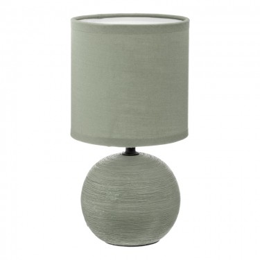 Επιτραπέζιο φωτιστικό PWL-1210 Ε14 60W κεραμικό χακί Φ13x25εκ Υλικό: PVC - DOLOMITE 199-000529