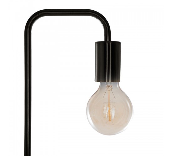 Φωτιστικό δαπέδου Keli E27 40W μαύρο Φ20x150εκ Υλικό: METAL - CEMENT 199-000535