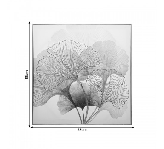 Πίνακας σε πλαίσιο Frexy mdf 58x3x58εκ Υλικό: MDF - POLYSTYRENE - POLYESTER 199-000558