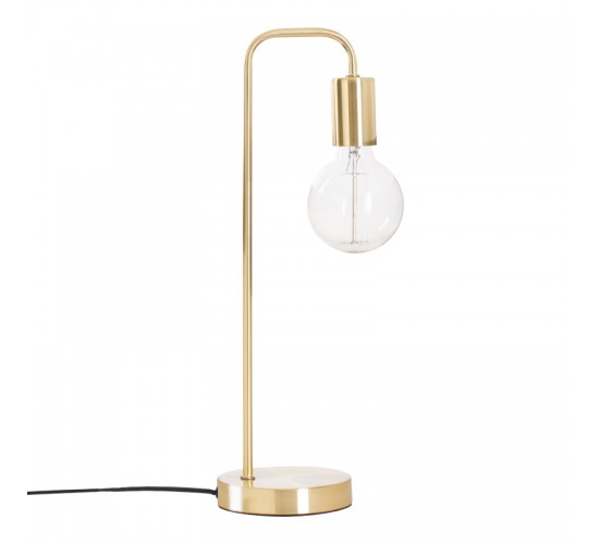 Επιτραπέζιο φωτιστικό Klio μέταλλο σε χρυσή απόχρωση 15x12.5x45εκ Υλικό: METAL 199-000594