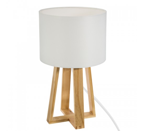 Επιτραπέζιο φωτιστιικό Kressou ξύλο πεύκου σε φυσική απόχρωση Φ20x34.5εκ Υλικό: PINE WOOD - PP 199-000606